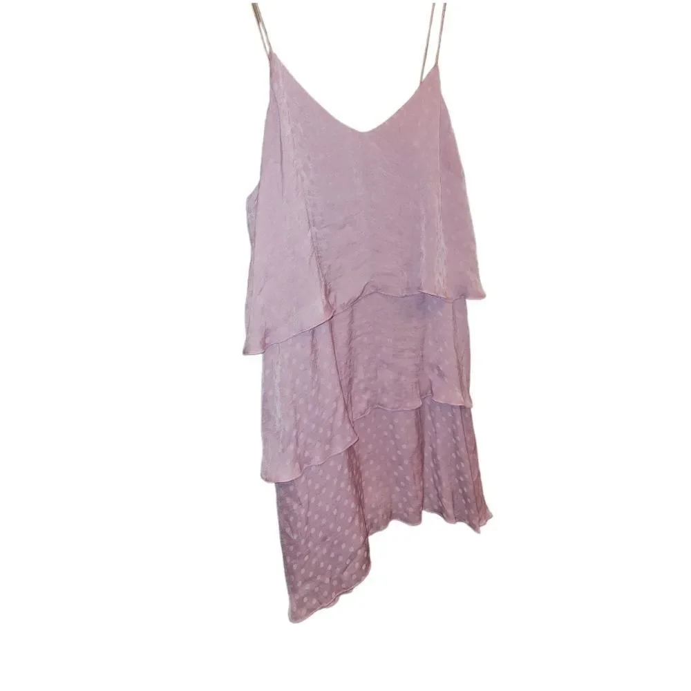 Show Me Your Mumu Suarez Ruffle Dress Primrose Dot Dress S